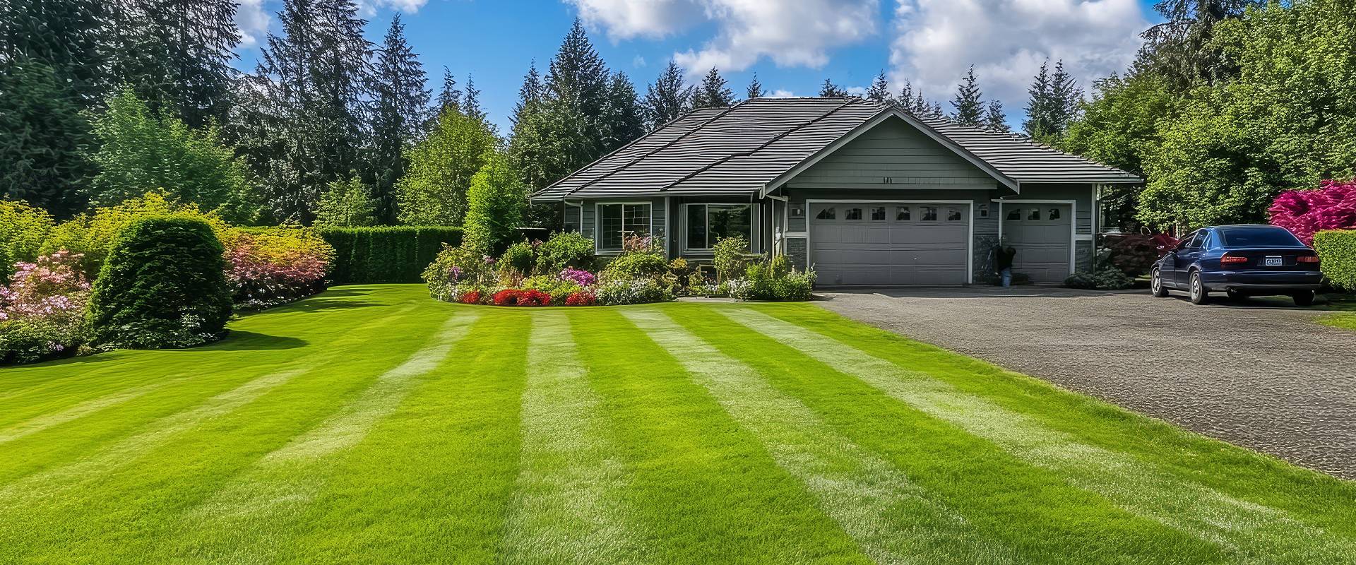 professional lawn pattern in McKinney, TX